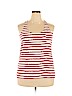 Xhilaration 100% Polyester Red Sleeveless Blouse Size XXL - photo 1