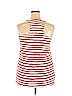 Xhilaration 100% Polyester Red Sleeveless Blouse Size XXL - photo 2