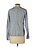 Ann Taylor LOFT 100% Cotton Blue Long Sleeve Button-Down Shirt Size S (petite) - photo 2