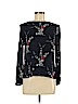 H&M 100% Viscose Black Long Sleeve Blouse Size 8 - photo 1