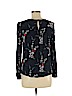 H&M 100% Viscose Black Long Sleeve Blouse Size 8 - photo 2