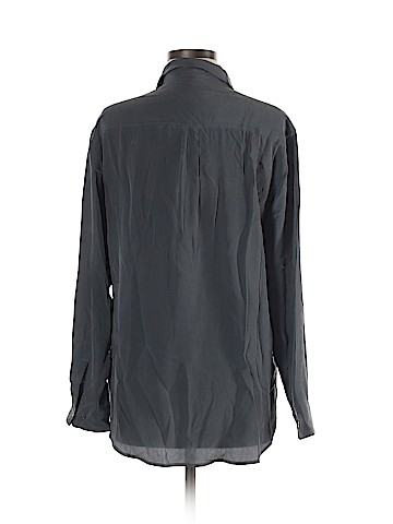 Equipment Long Sleeve Silk Top (view 2)