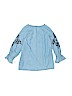 Coupé Collection 100% Cotton Blue Long Sleeve Blouse Size 10 - photo 2