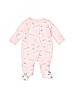 Carter's 100% Polyester Print Pink Long Sleeve Outfit 0-3 MO / 3 MO - photo 1