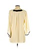 Umgee 100% Polyester Ivory 3/4 Sleeve Blouse Size XL - photo 2