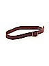 Gap Solid Burgundy Leather Belt Size M - photo 1
