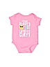 Carter's 100% Cotton Pink Short Sleeve Onesie 0-3 MO / 3 MO - photo 1