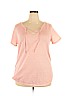 Planet Gold Pink Short Sleeve Top Size XXL - photo 1
