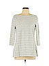 A New Day 100% Cotton Gray 3/4 Sleeve Top Size XL - photo 1