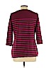 A New Day 100% Cotton Burgundy 3/4 Sleeve Top Size XL - photo 2