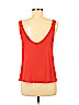 Topshop 100% Rayon Orange Sleeveless Blouse Size 2 - photo 2