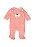Carter's 100% Polyester Polka Dots Pink Long Sleeve Outfit Size Newborn - photo 1