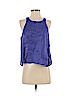 Maeve by Anthropologie 100% Linen Purple Sleeveless Blouse Size S - photo 1