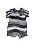 Carter's 100% Cotton Stripes Blue Short Sleeve Outfit 0-3 MO / 3 MO - photo 1