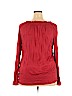 Allison Brittney Red Long Sleeve Top Size 20 - photo 2