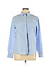 H&M Blue Long Sleeve Button-Down Shirt Size 12 - photo 1
