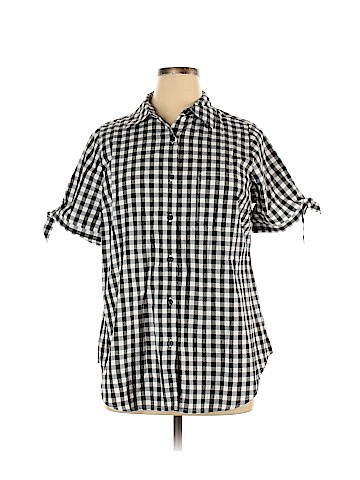 Roaman's Short Sleeve Button-Down Shirt (view 1)