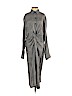 Zara 100% Viscose Gray Casual Dress Size XS - photo 1
