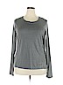 Danskin Now 100% Polyester Gray Active T-Shirt Size XXL - photo 1