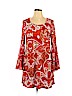 MSK Orange Casual Dress Size XL - photo 1