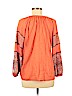 Joie 100% Cotton Orange Long Sleeve Blouse Size S - photo 2