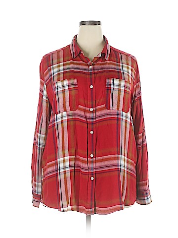 Mossimo Supply Co. Long Sleeve Button-Down Shirt (view 1)