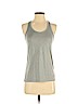 Nike 100% Polyester Gray Active Tank Size S - photo 1