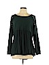 Jolt 100% Cotton Green Long Sleeve Blouse Size 1X - photo 1