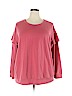 Woman Within Pink Sweatshirt Size 18 (L) - photo 1