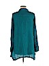 Motherhood 100% Rayon Teal Long Sleeve Button-Down Shirt Size M - photo 2