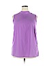 Jessica London 100% Polyester Purple Sleeveless Blouse Size 18 - photo 1