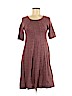 Ganni 100% Cotton Brown Casual Dress Size M - photo 1