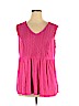 Terra & Sky Pink Sleeveless Top Size 1X - photo 1