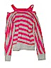 Kit & Sky Stripes Gray Long Sleeve Top Size L (kids) - photo 2