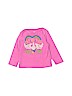 Lucky 100% Cotton Graphic Pink Long Sleeve T-Shirt Size 0-3 mo - photo 1