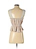 Derek Heart 100% Cotton Tan Sleeveless Top Size S - photo 2