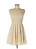 Monteau 100% Polyester Tan Casual Dress Size M - photo 1