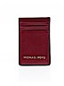 MICHAEL Michael Kors Burgundy Leather Card Holder One size - photo 1