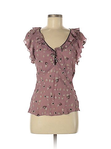 Victoria's Secret Short Sleeve Silk Top (view 1)