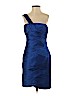 BCBGMAXAZRIA 100% Polyester Blue Cocktail Dress Size 4 - photo 1