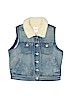 Cat & Jack Blue Denim Vest Size 10 - 12 - photo 1