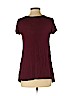 Mossimo Supply Co. 100% Rayon Burgundy Short Sleeve Top Size S - photo 2