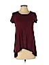 Mossimo Supply Co. 100% Rayon Burgundy Short Sleeve Top Size S - photo 1