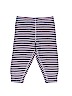 Hanna Andersson 100% Cotton Stripes Purple Leggings Size 70 cm / US 6-9 MO - photo 1
