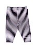 Hanna Andersson 100% Cotton Stripes Purple Leggings Size 70 cm / US 6-9 MO - photo 2