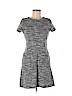 Ann Taylor LOFT Gray Casual Dress Size 6 (petite) - photo 1