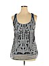 Express 100% Polyester Silver Sleeveless Blouse Size XL - photo 1