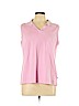 Assorted Brands 100% Cotton Pink Sleeveless Polo Size XL - photo 1