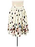 ModCloth 100% Polyester Ivory Casual Skirt Size 3X - photo 1