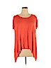 Jones New York Signature Orange Short Sleeve Top Size XL - photo 1